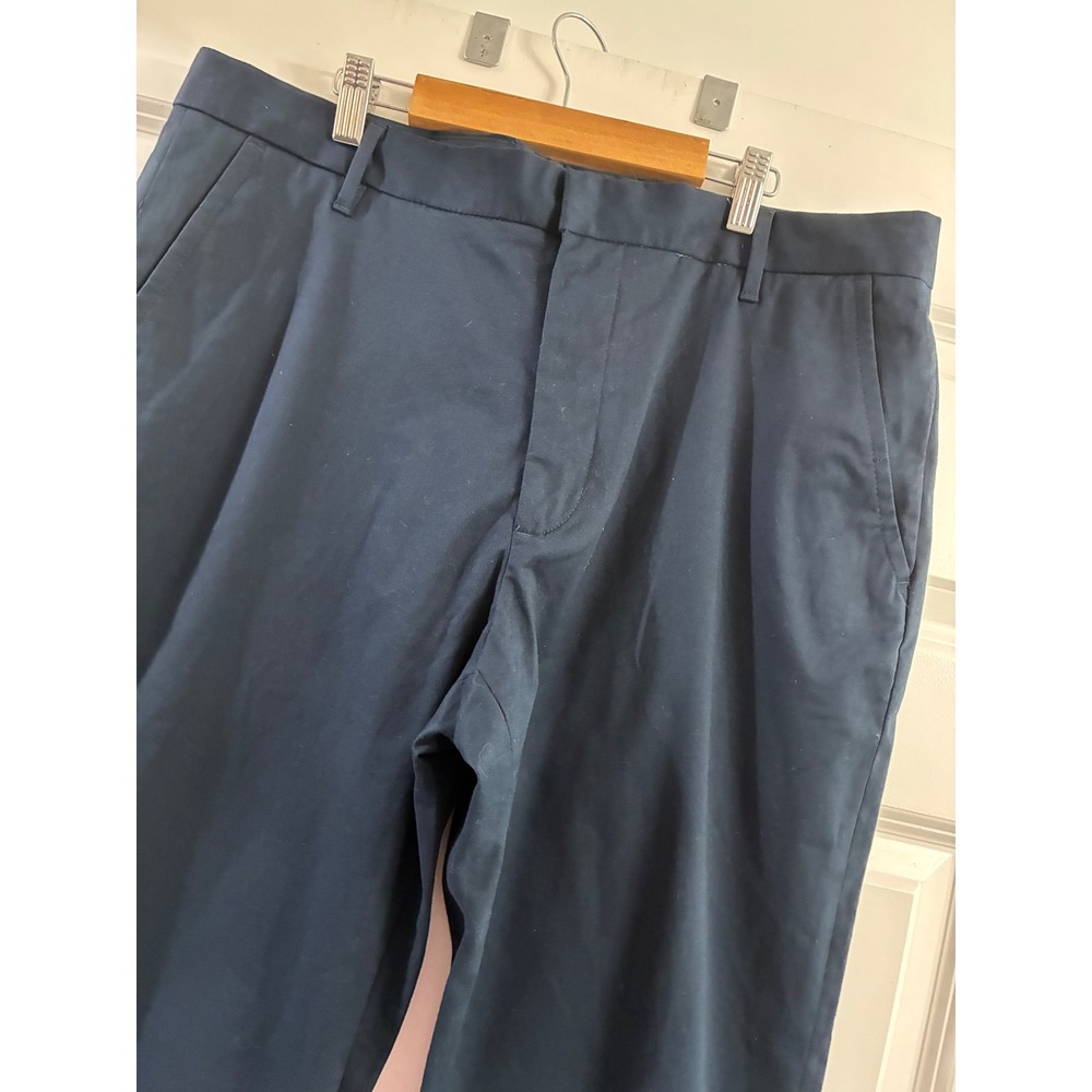 Bonobos Mens Chino Pants Navy Blue Straight Leg Stretch Trousers 36x30